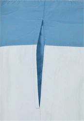 URBAN CLASSICS Badeshorts Urban Classics Herren 3 Block Swim Shorts Hellblau/Blau/Grau