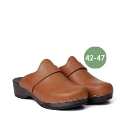 TAMINO Softnappa cognac (dunkel) Clog