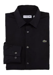 Lacoste Langarmhemd OBERHEMDEN Schwarz