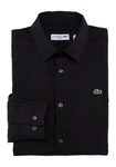 Lacoste Langarmhemd OBERHEMDEN Schwarz