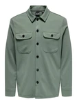 ONLY & SONS Langarmhemd New Kodyl ONSNEWKODYL OVERSHIRT SWEAT NOOS Dunkelgrün/Grün/Hellgrün