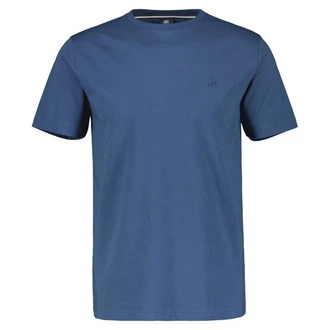 LERROS T-Shirt Logoprägung an der Brust Dunkelblau/Blau/Hellblau