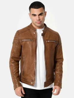 Tazzio Lederjacke A803 Herren Echtleder