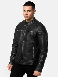 Tazzio Lederjacke A803 Herren Echtleder A803