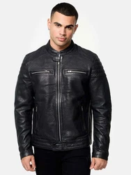 Tazzio Lederjacke A803 Herren Echtleder A803