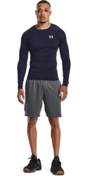 Under Armour HeatGear Armour Comp LS Langarmshirt Dunkelblau/Grau/Dunkelgrau