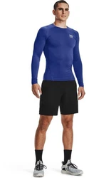 Under Armour HeatGear Armour Comp LS Langarmshirt Blau/Dunkelblau/Schwarz
