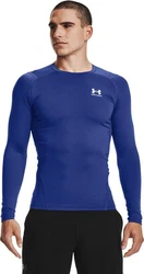 Under Armour HeatGear Armour Comp LS Langarmshirt Blau/Dunkelblau/Schwarz
