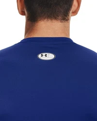 Under Armour HeatGear Armour Comp LS Langarmshirt Blau/Dunkelblau/Schwarz