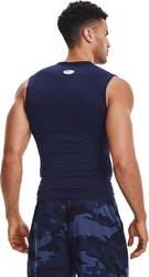 Under Armour T-Shirt HeatGear Armour UA HG ARMOUR COMP SL Dunkelblau/Blau/Lila