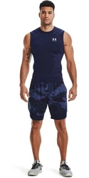 Under Armour T-Shirt HeatGear Armour UA HG ARMOUR COMP SL Dunkelblau/Blau/Lila