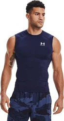 Under Armour T-Shirt HeatGear Armour UA HG ARMOUR COMP SL Dunkelblau/Blau/Lila