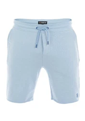 riverso Herren Sweat Short RIVMax Kurze Sweatshorts Bermuda Sommer Sport Shorts Hellblau/Blau