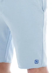 riverso Herren Sweat Short RIVMax Kurze Sweatshorts Bermuda Sommer Sport Shorts Hellblau/Blau