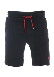 riverso Herren Sweat Short RIVMax Kurze Sweatshorts Bermuda Sommer Sport Shorts Rot/Dunkelblau