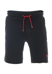 riverso Herren Sweat Short RIVMax Kurze Sweatshorts Bermuda Sommer Sport Shorts Rot/Dunkelblau