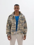OSSY HOMER Jeansjacke Beige/Blau/Khaki