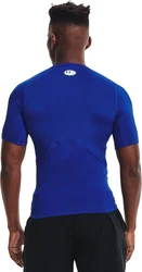 Under Armour Herren UA HG Armour Comp SS T-Shirt Blau/Dunkelblau/Schwarz