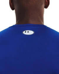 Under Armour Herren UA HG Armour Comp SS T-Shirt Blau/Dunkelblau/Schwarz