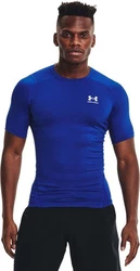 Under Armour Herren UA HG Armour Comp SS T-Shirt Blau/Dunkelblau/Schwarz