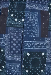 URBAN CLASSICS Badeshorts PatternSwim Shorts Dunkelblau/Blau