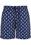 URBAN CLASSICS Badeshorts PatternSwim Shorts Dunkelblau/Blau URBAN CLASSICS Badeshorts PatternSwim Shorts Dunkelblau/Blau
