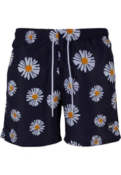 URBAN CLASSICS Badeshorts PatternSwim Shorts Dunkelblau