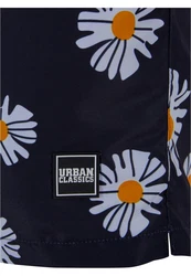 URBAN CLASSICS Badeshorts PatternSwim Shorts Dunkelblau