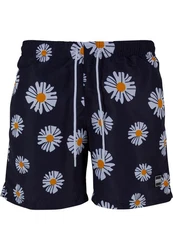 URBAN CLASSICS Badeshorts PatternSwim Shorts Dunkelblau
