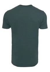 Merchcode T-Shirt Round Neck Grau/Dunkelgrün