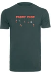 Merchcode T-Shirt Round Neck Grau/Dunkelgrün