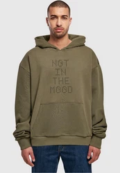 Merchcode Kapuzensweatshirt NITM-Stars1 Ultra Heavy Hoody Dunkelgrün/Beige/Braun/Khaki/Neonfarben