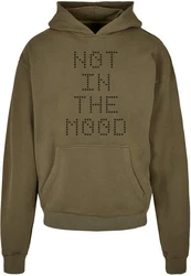 Merchcode Kapuzensweatshirt NITM-Stars1 Ultra Heavy Hoody Dunkelgrün/Beige/Braun/Khaki/Neonfarben