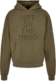 Merchcode Kapuzensweatshirt NITM-Stars1 Ultra Heavy Hoody Dunkelgrün/Beige/Braun/Khaki/Neonfarben