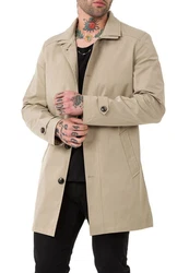 RedBridge Trenchcoat Herren Mantel Jacke Beige