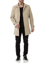 RedBridge Trenchcoat Herren Mantel Jacke Beige