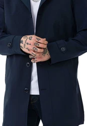 RedBridge Trenchcoat Herren Mantel Jacke Navy/Blaue
