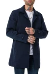 RedBridge Trenchcoat Herren Mantel Jacke Navy/Blaue