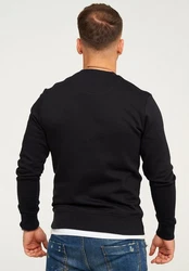 Jack & Jones Sweatshirt POPS SWEAT CREW NECK Schwarz