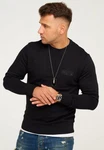 Jack & Jones Sweatshirt POPS SWEAT CREW NECK Schwarz