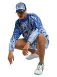 CARLO COLUCCI Sweatshirt Dematte Hellblau/Blau