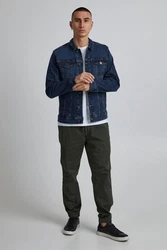 BLEND Jacke Naril Dunkelblau/Blau/Hellblau