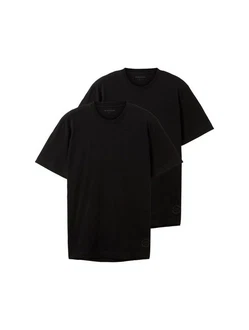 TOM TAILOR T-Shirt Basic im 2er-Pack