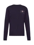 Gant Herren Langarmshirt - REGULAR MEDIUM ARCHIVE SHIELD navy/silbergrau/rot/wei