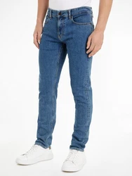 Calvin Klein Slim-fit-Jeans SLIM FIT RINSE BLACK im 5-Pocket-Style Schwarz