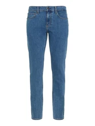 Calvin Klein Slim-fit-Jeans SLIM FIT RINSE BLACK im 5-Pocket-Style Schwarz
