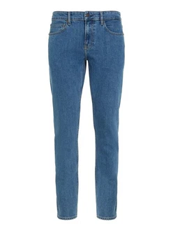 Calvin Klein Slim-fit-Jeans SLIM FIT RINSE BLACK im 5-Pocket-Style Schwarz