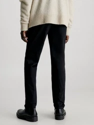 Calvin Klein Chinohose SATEEN STRETCH SLIM CHINO Schwarz/Khaki