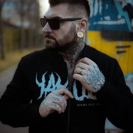 Sweatjacke Tweak mit reflektierenden Details