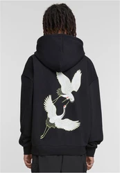 Mister Tee Kapuzenpullover Fortuna Cranes Oversized Hoody Gelb/Rot/Schwarz/Creme/Gold/Grün/Braun